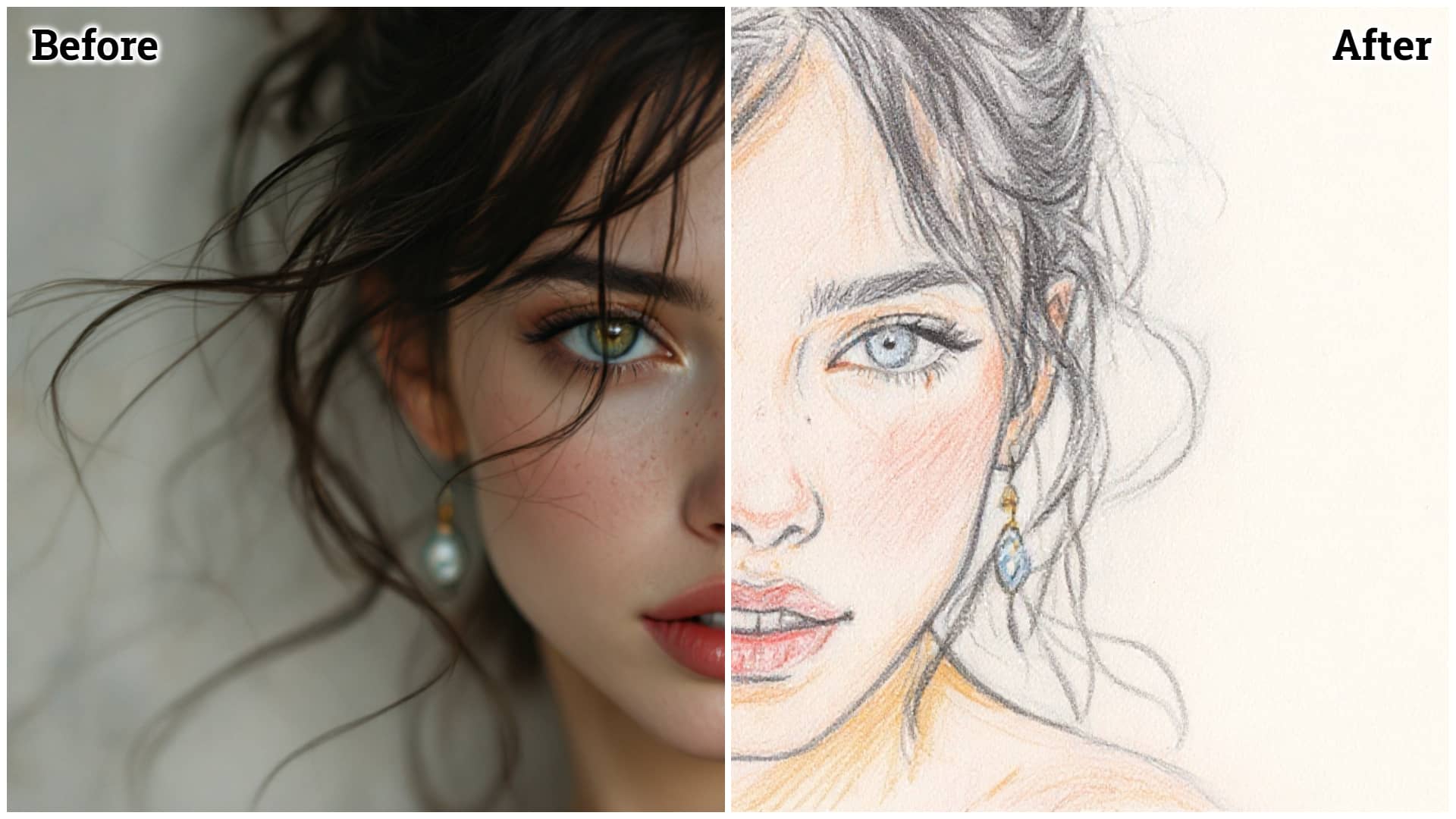 convert photo to pencil sketch