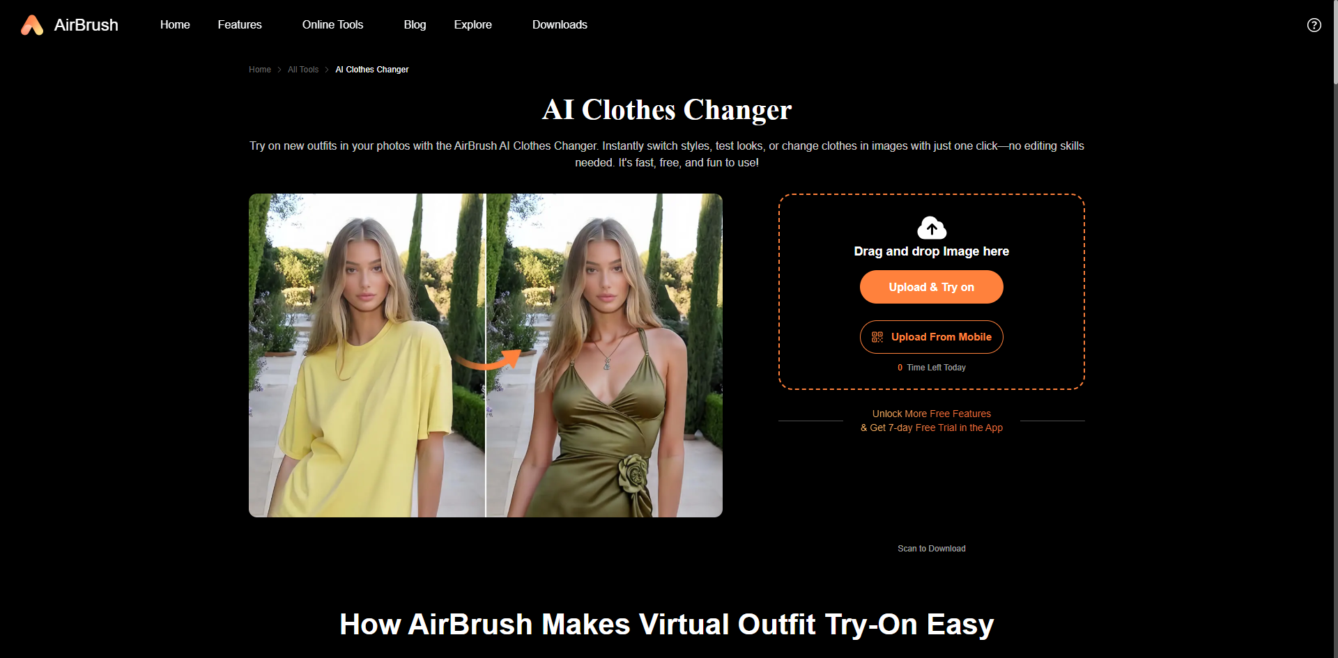 ai change clothes