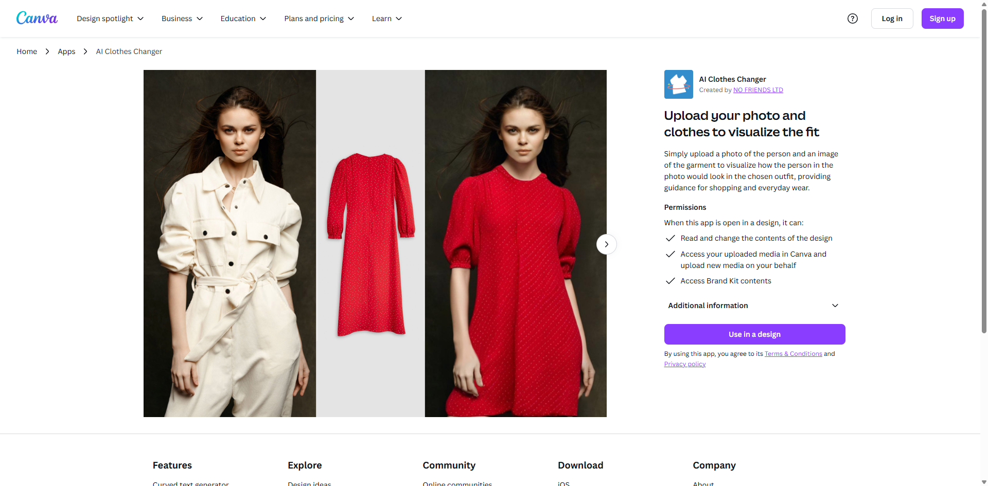 ai clothing changer