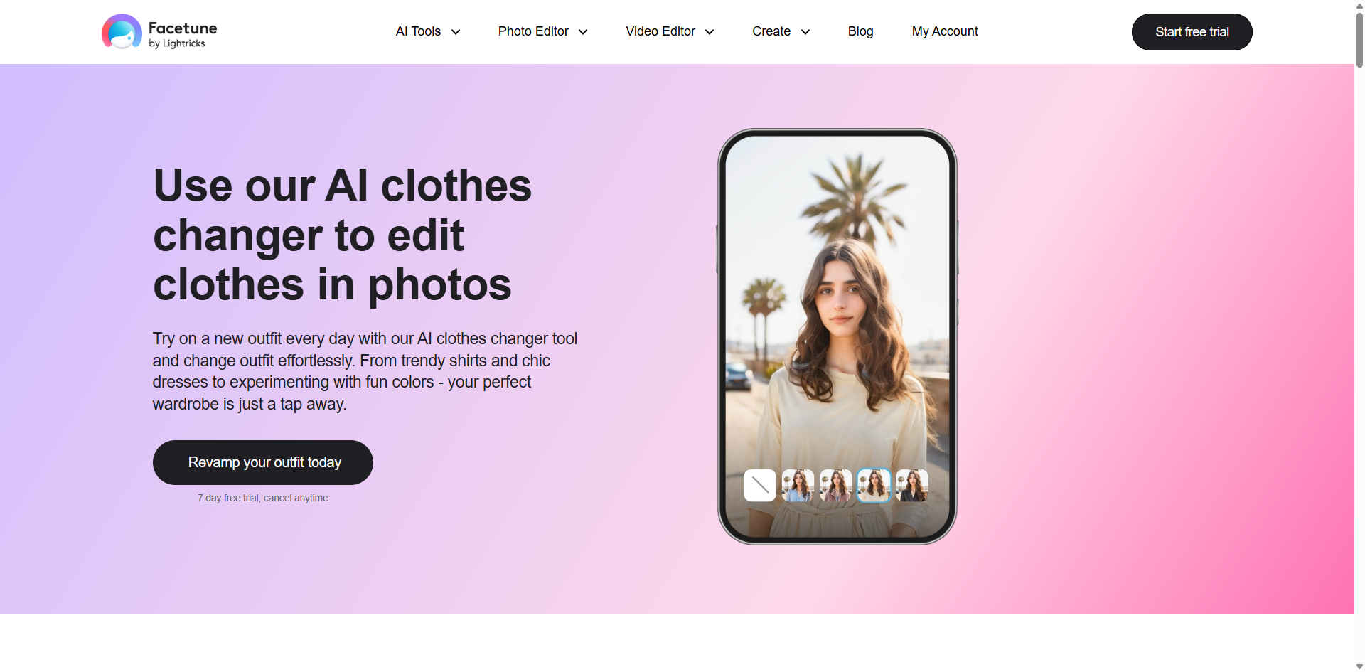 clothes swap ai tool
