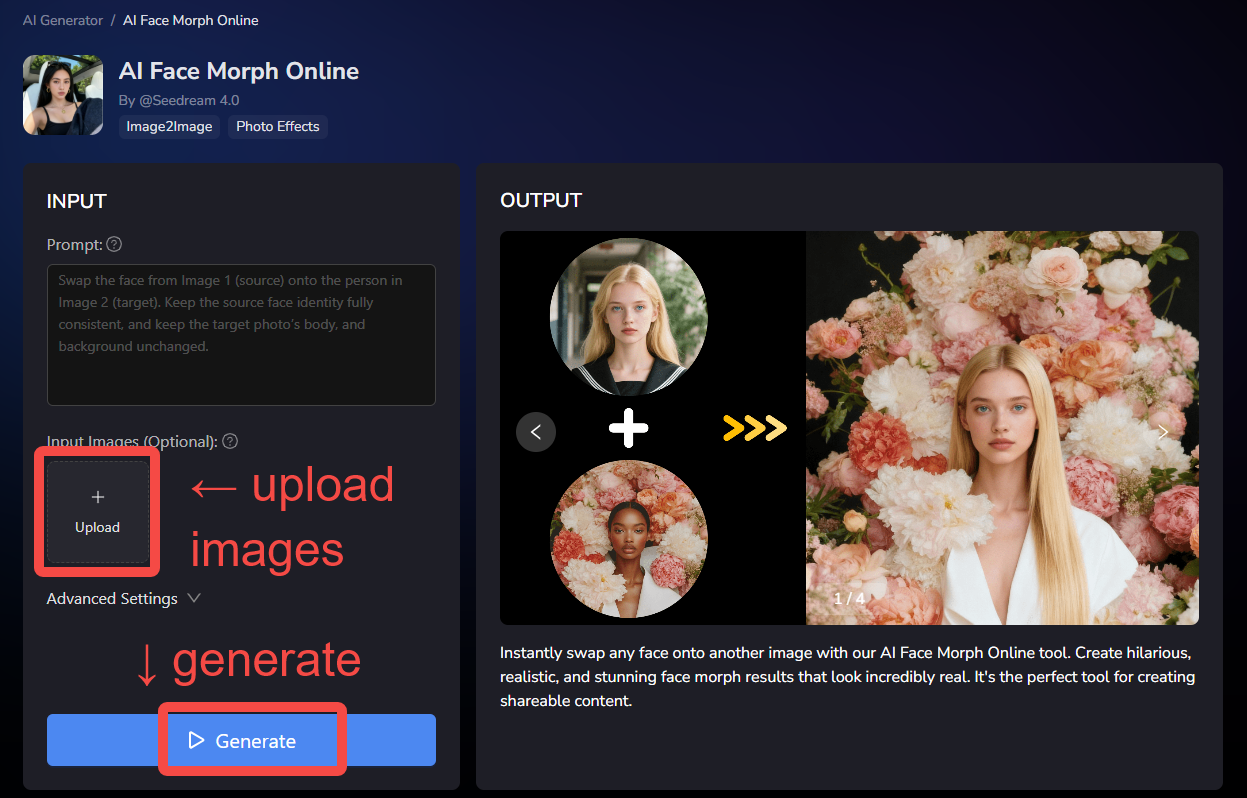mimicpc mimicpc ai face morph online