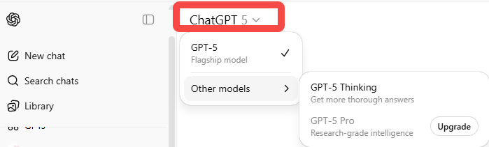 gpt-5 models