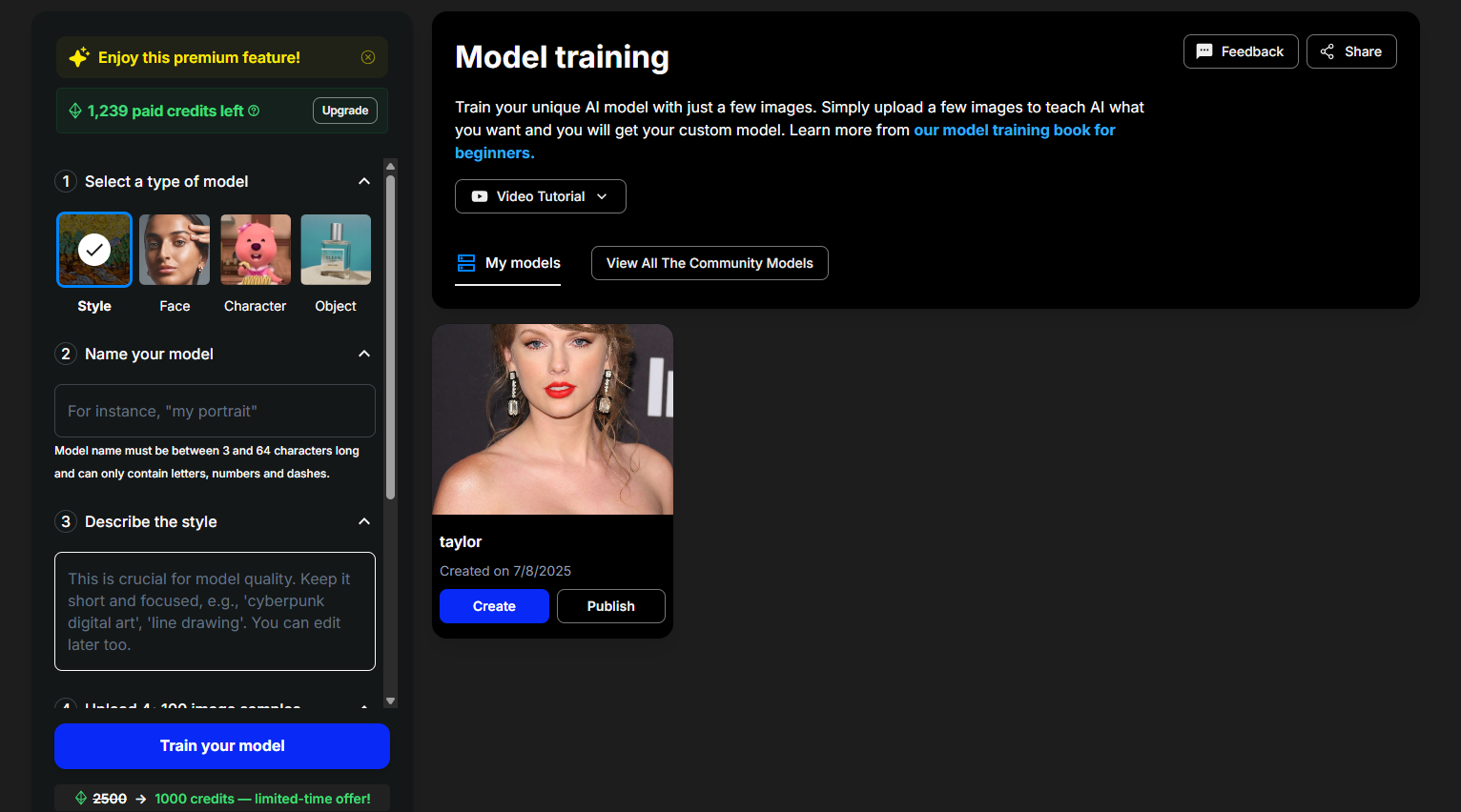 openart model training