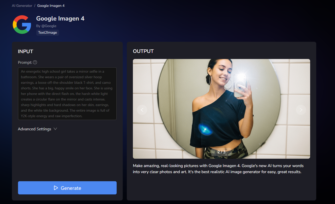 google imagen 4 for ai avatar