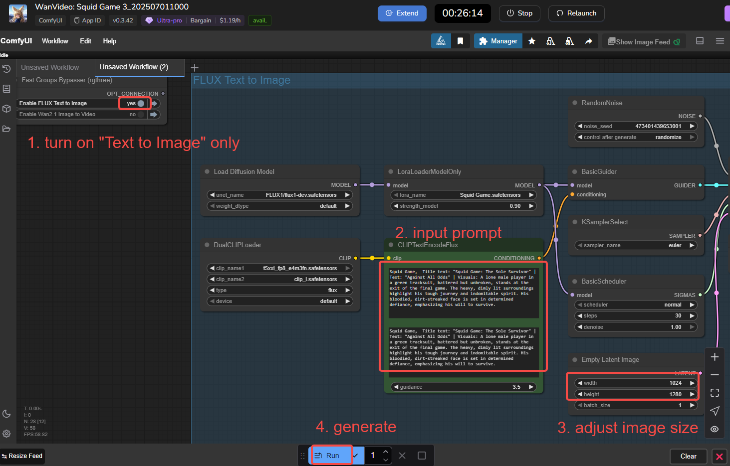 squid game ai workflow