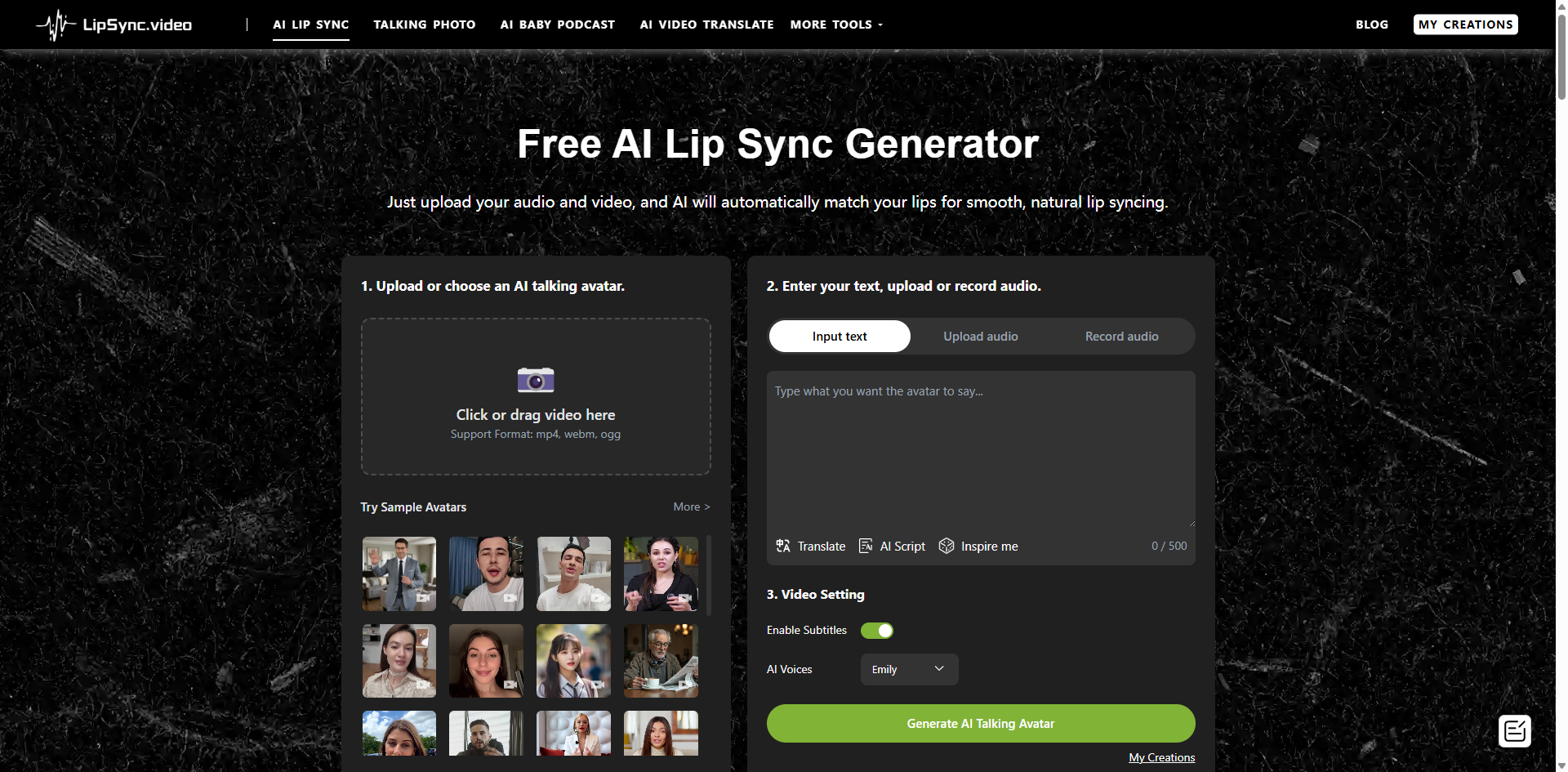ai video lip sync