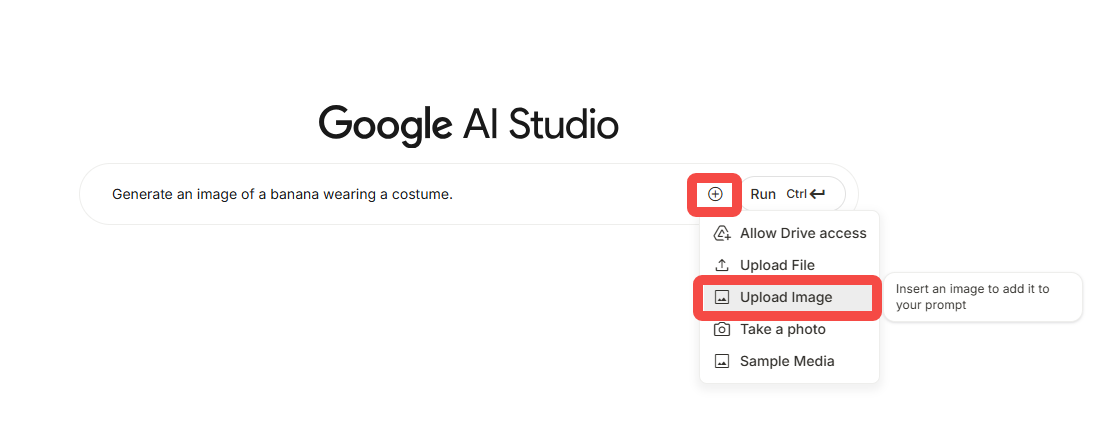google ai studio for nano banana